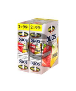 White Owl Cigarillos 99 Cent Pre Priced 30 Packs of 2 Cigars Duos Strawberry Lemonade