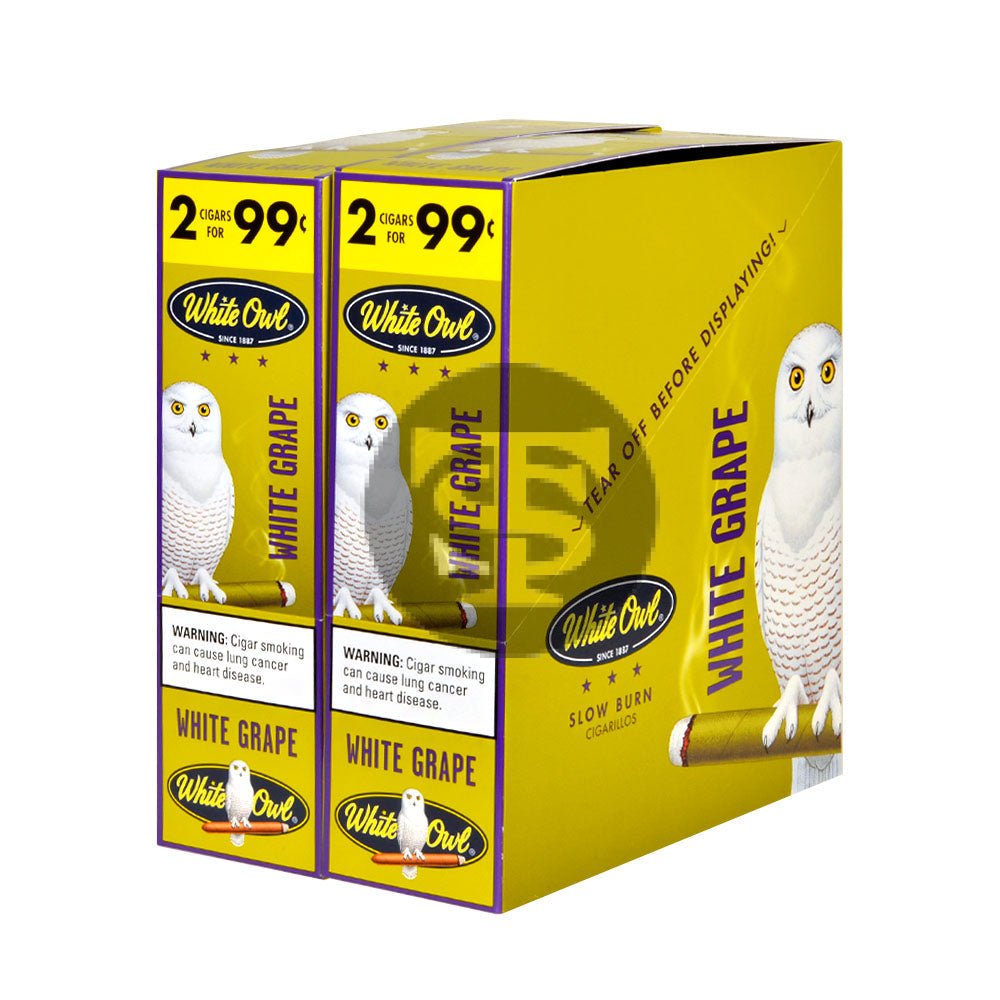 White Owl Cigarillos 99 Cent Pre Priced 30 Packs of 2 Cigars White Grape 1 white owl cigarillos 99 cent pre priced 30 packs of 2 cigars grape 147