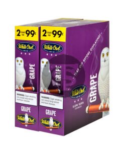 White Owl Cigarillos 99 Cent Pre Priced 30 Packs of 2 Cigars Grape