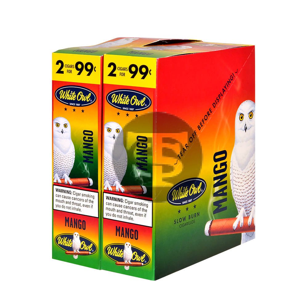 White Owl Cigarillos 99 Cent Pre Priced 30 Packs of 2 Cigars Mango 1 white owl cigarillos 99 cent pre priced 30 packs of 2 cigars mango 696