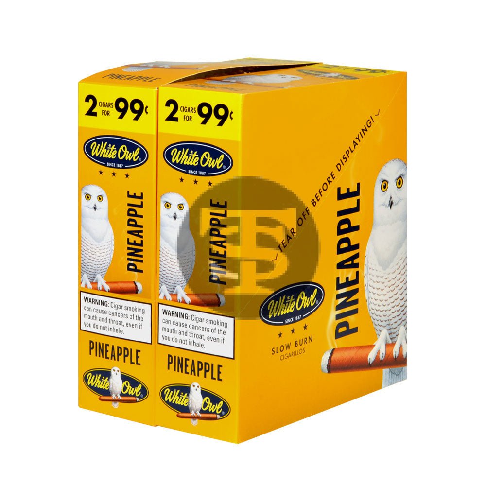 White Owl Cigarillos 99 Cent Pre Priced 30 Packs of 2 Cigars Pineapple 1 white owl cigarillos 99 cent pre priced 30 packs of 2 cigars pineapple 869
