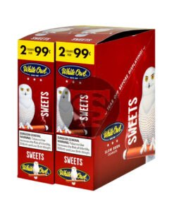 White Owl Cigarillos 99 Cent Pre Priced 30 Packs of 2 Cigars Sweets