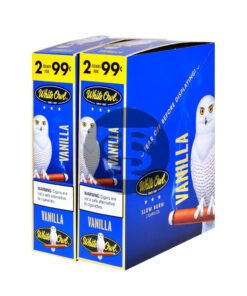 White Owl Cigarillos 99 Cent Pre Priced 30 Packs of 2 Cigars Vanilla
