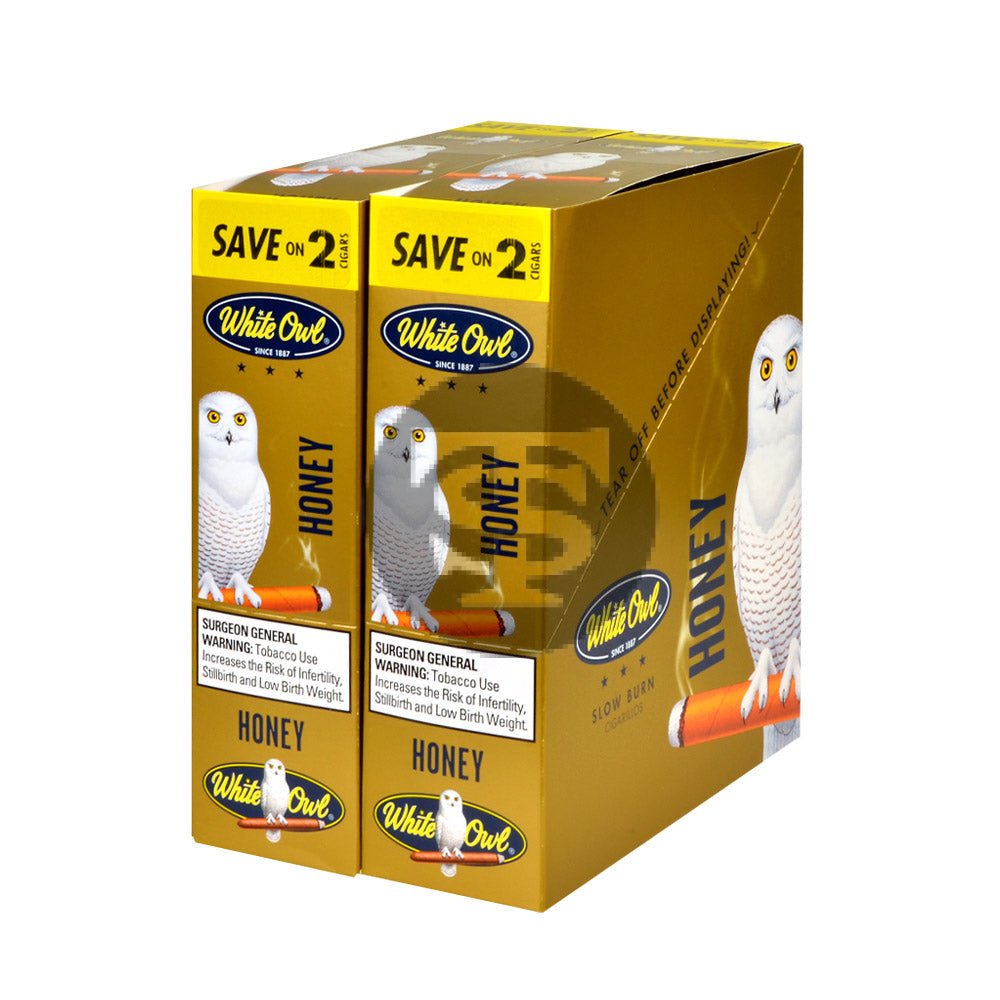 White Owl Honey Cigarillos – 30 Packs of 2 1 White Owl Honey Cigarillos – 30 Packs of 2