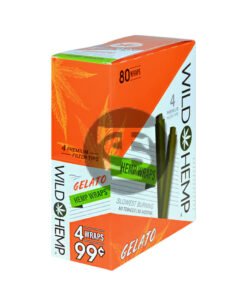Wild Hemp Wraps Gelato 20 packs of 4, 99c pre-price