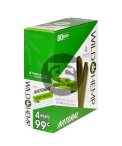 Wild Hemp Wraps Natural 20 packs of 4, 99c pre-price