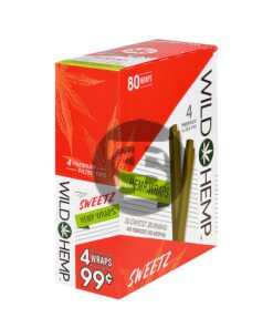 Wild Hemp Wraps Sweetz 20 packs of 4, 99c pre-price