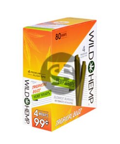 Wild Hemp Wraps Tropical Buzz 20 packs of 4, 99c pre-price