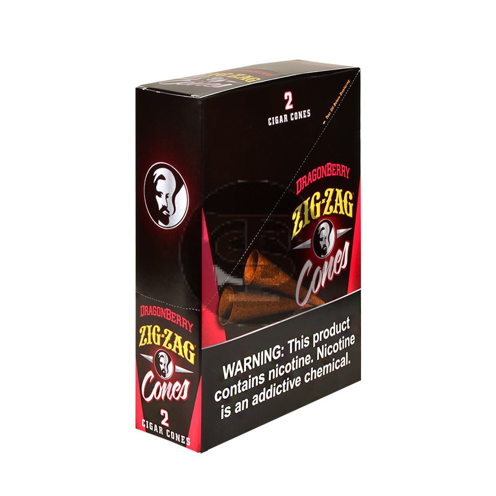 Zig Zag Cigar Cones Dragon Berry, 15x2pk 1 zig zag cigar cones dragon berry 15x2pk 374