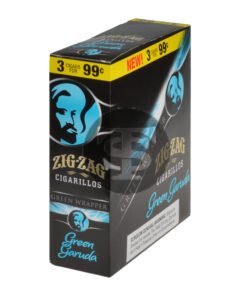 Zig Zag Green Garuda Cigarillos 3 for 99 Cents 15 Pouches of 3