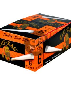 Zig Zag Paper Cones 1 1/4 Pack of 6