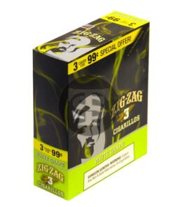 Zig Zag White Grape Cigarillos 3 for 99 Cents 15 Packs of 3