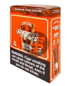Zig Zag Woods Creme Royale Premium Leaf Cigars 15 pouches of 2
