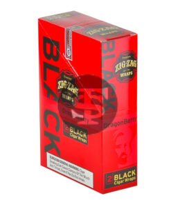 Zig Zag Wraps Premium Black DragonBerry 25 Packs of 2