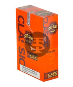 Zig Zag Wraps Premium Classic Havana 25 Packs of 2