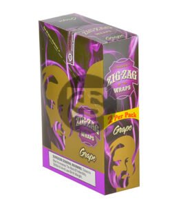 Zig Zag Wraps Premium Grape 25 Packs of 2