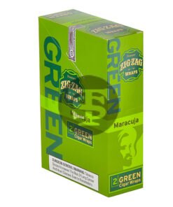 Zig Zag Wraps Premium Green Maracuja 25 Packs of 2