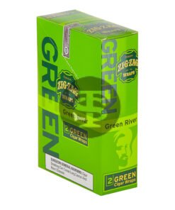 Zig Zag Wraps Premium Green Green River 25 Packs of 2