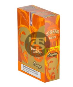 Zig Zag Wraps Premium Orange 25 Packs of 2