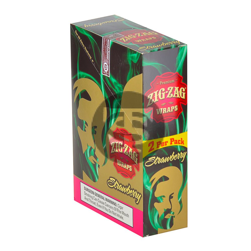 Zig Zag Wraps Premium Strawberry Bash 25 Packs of 2 1 zig zag wraps premium strawberry bash 25 packs of 2 419