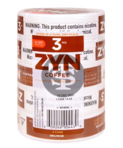 Zyn $1 OFF Nicotine pouches 3mg Coffee, 5 cans