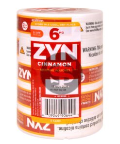 Zyn $1 OFF Nicotine pouches 6mg Cinnamon, 5 cans