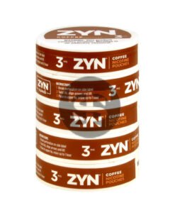 Zyn Nicotine pouches 3mg Coffee, 5 cans