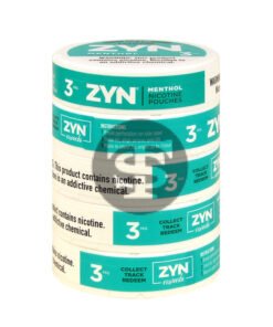 Zyn Nicotine pouches 3mg Menthol, 5 cans