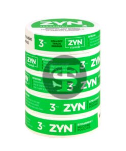Zyn Nicotine pouches 3mg Spearmint, 5 cans