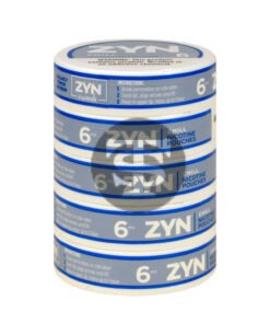 Zyn Nicotine pouches 6mg Chill, 5 cans