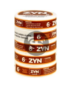 Zyn Nicotine pouches 6mg Coffee, 5 cans