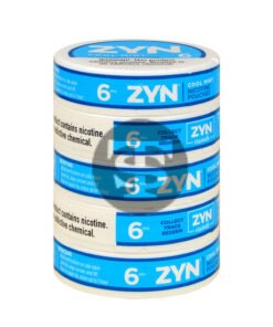 Zyn Nicotine pouches 6mg Cool Mint, 5 cans