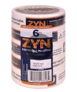 Zyn Nicotine pouches 6mg Espresso Martini, 5 cans