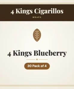 4 Kings Blueberry Wraps – 30 Pack of 4