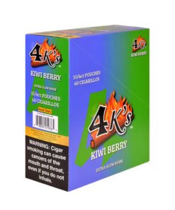 4 Kings Kiwi Berry Cigarillos – 15 Packs of 4