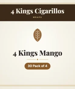 4 Kings Mango Wraps – 30 Pack of 4
