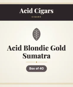 Acid Blondie Gold Sumatra Cigars – Box of 40