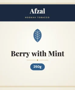 Afzal Berry with Mint Hookah Tobacco – 250g