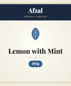 Afzal Lemon with Mint Hookah Tobacco – 250g