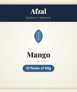 Afzal Mango Hookah Tobacco – 10 Packs of 50g