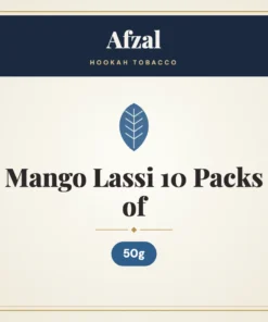 Afzal Mango Lassi Hookah Tobacco 10 Packs of 50g