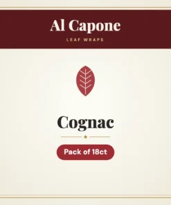 Al Capone Cognac Leaf Wraps – Pack of 18ct