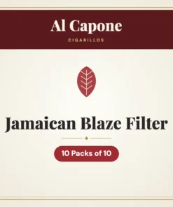 Al Capone Jamaican Blaze Filter Cigarillos – 10 Packs of 10