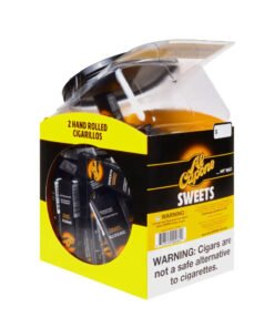 Al Capone Jar Sweet Cognac Cigarillos – 60 Packs of 2