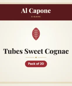Al Capone Tubes Sweet Cognac Cigars – Pack of 20