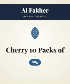 Al Fakher Cherry Hookah Tobacco 10 Packs of 50g