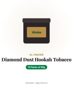 Al Fakher Diamond Dust Hookah Tobacco 10 Packs of 50g