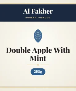 Al Fakher Double Apple With Mint Hookah Tobacco 250g