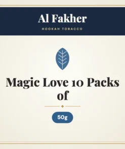 Al Fakher Magic Love Hookah Tobacco 10 Packs of 50g