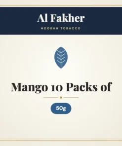 Al Fakher Mango Hookah Tobacco 10 Packs of 50g